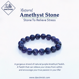 Doğal Ametist Taşı Tesbih | 10MM Boyut | 33x Sayım!📿
