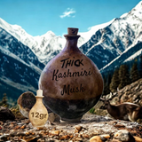 Premium Pure Kashmiri Kasturi | Deer Musk Nafa Perfume Oil in Leather Kuppi Bottle | All Sizes!🏔️🥇