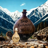 Premium Pure Kashmiri Kasturi | Deer Musk Nafa Perfume Oil in Leather Kuppi Bottle | All Sizes!🏔️🥇