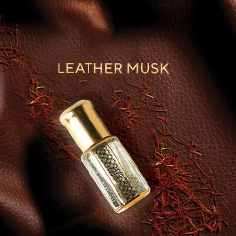 12ml Pure Zaffran/Saffron Leather Musk - VIP Signature Collection🥇