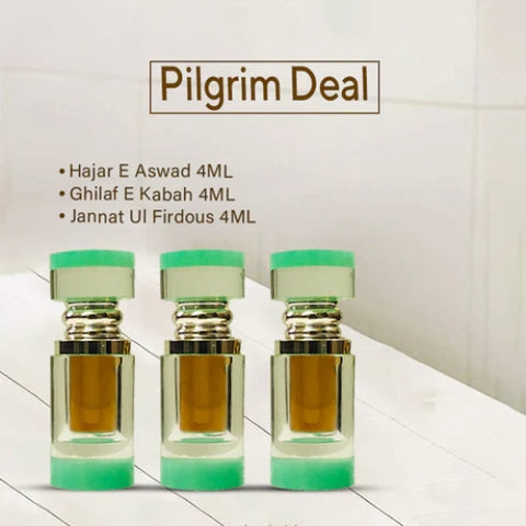 Complete Pilgrim Package / Hajj Attar Package Deal 3x 4ml Bottles - SAUDI IMPORTED🥇