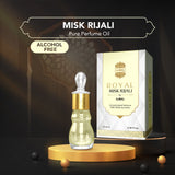 10ml ROYAL-MISK-RIJALI Non-Alcoholic Attar Unisex By Ajmal Perfumes🥇