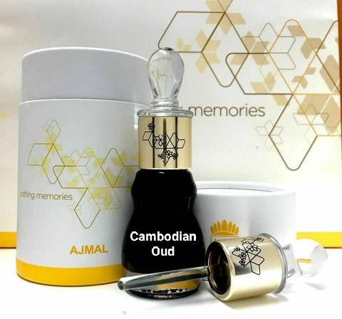 AJMAL 12ML Premium Sınıf Yüksek Kaliteli Kamboçyalı Kalın 25 Yıllık Eskitilmiş Agarwood Oudh Yağı!🥇