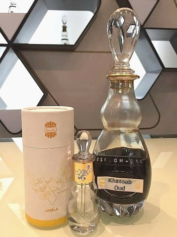 Dehn-Al Oudh Khasab By Ajmal Premium Yaşlı 50 Yaşında Yaşlı/Olgun Mouttaq/Muattak Hint Kamboçya Oud - 12ML🥇