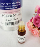 Al Rehab BLACK Musk Oil Perfume Wild Deer Musk Base Roll-on 3ml