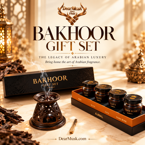 Luxury Bakhoor Gift Set by Ajmal 20gm 4x Pack Aromatic Fragrances for Unisex🥇