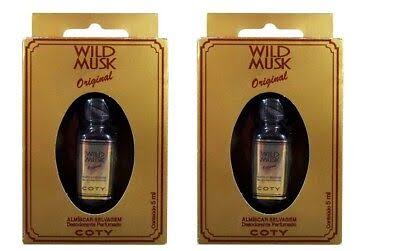 2x ORIGINAL COTY WILD MUSK Perfume Oil by COTY 5ml EU Version | 2x ORIGINAL PACKAGING!🥇