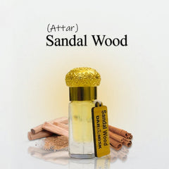 Premium Pure Sandalwood Perfume Attar Oil - 12ml 🥇