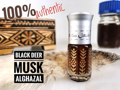 3ml Pure Deer Musk Nafa Ghazelle From Tibet (Musk Al Ghazal) Top-Quality Premium Grade A+ Thick Musk Oil - Top Seller🥇