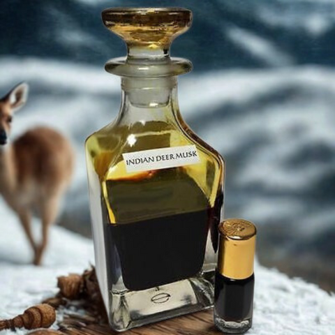 Auténtico (ALMIZCLE DE CIERVO INDIO NAFA) Almizcle de ciervo negro/Kasturi de alta calidad de grado A+ - 12 ml 