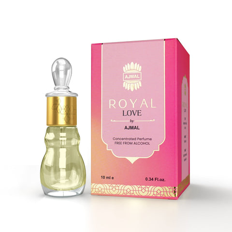 10ML Ajmal Original ROYAL-LOVE Non-Alcoholic Attar Non-Alcoholic Attar (For Women) By Ajmal Perfumes🥇