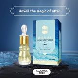 10ml Sapphire Fragrance ROYAL-MISK-SAPPHIRE Non-Alcoholic Attar for Unisex | Ajmal Perfumes🥇
