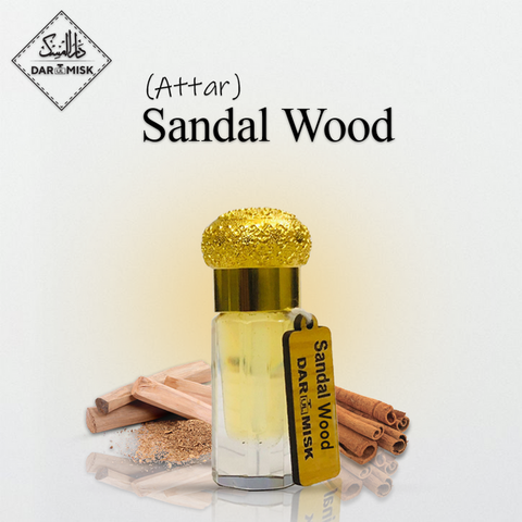 Premium Attar Sandal / Sandalwood Premium Perfume Oil - 12ml 🥇