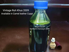 100% puro Kannauj-Indian Vetiver Khass - Ruh-Al-Khus - Aceite de perfume vintage Qadeemi - ¡12 ml!🥇