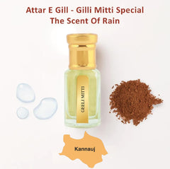 Attar-E-Gill (GILLI MITTI) | El aroma de la lluvia terrosa | S.Md Ayub Md.Yaqub | ¡Todos los tamaños! 