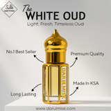 12ml White Oud Attar | Original KSA | Best Selling Arabic Perfume Attar Oil🥇