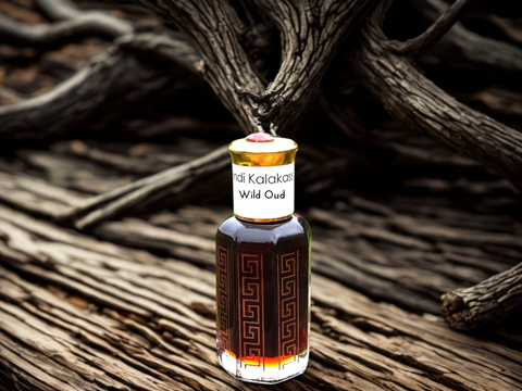 50 Yıllık Kalın Hint Kalakassi Oud'u | Koyu Hint Kalakassi Agarwood | En İyi Kalın Oud Yağı - 12ML!🥇