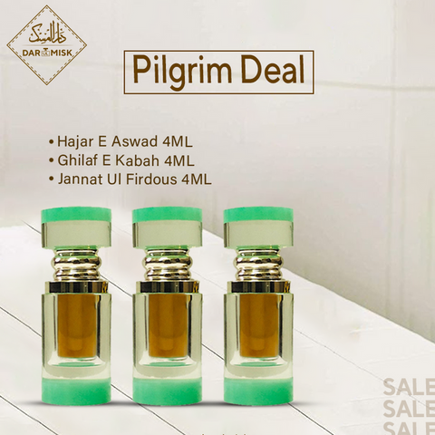 Complete Pilgrim Package / Hajj Attar Package Deal (K.S.A) 4ml Bottles - SAUDI IMPORTED🥇