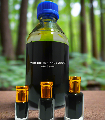 Purest Ruh Khus From (ALI-GARH) Distilled in Kannauj | Vintage Batch 2009 | All Sizes!🌿🗝️💚