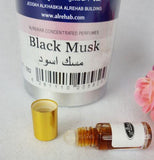 Al Rehab BLACK Musk Oil Perfume Wild Deer Musk Base Roll-on 3ml